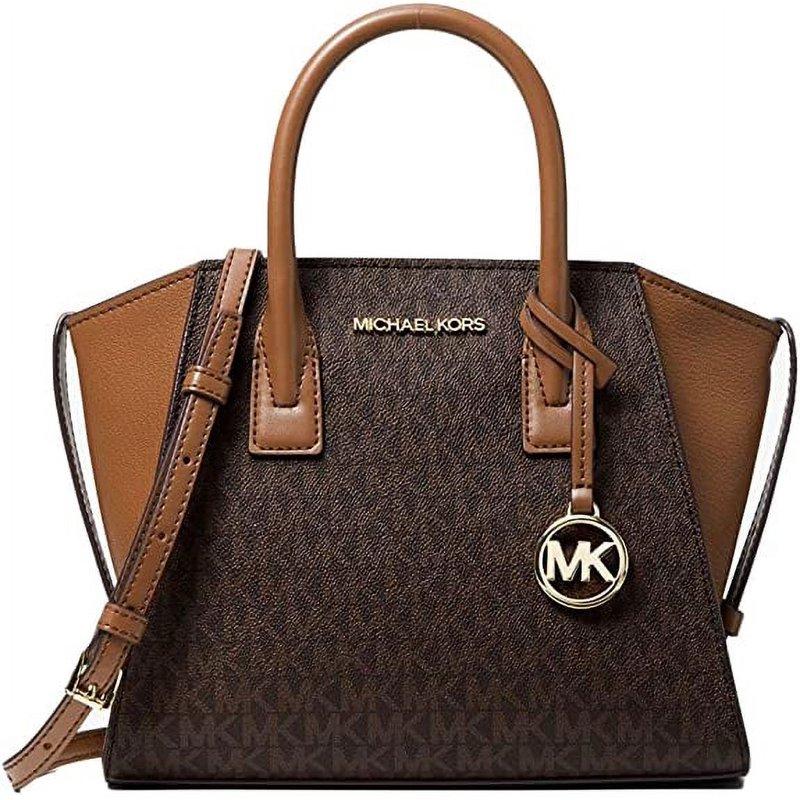 Michael Kors by Michael Kors Women's Faux Leather Satchel Brown
