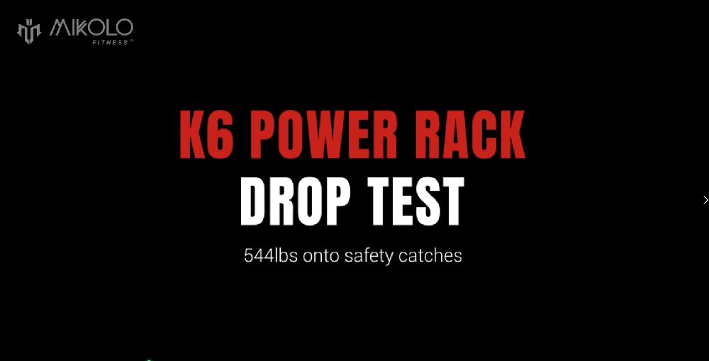 Mikolo Power Cage Squat Rack With Dual Pulley Cable Crossover System Multifunction Free Weight Home Gym Workout Machine With Attachments 230LB Plates (Red 230)