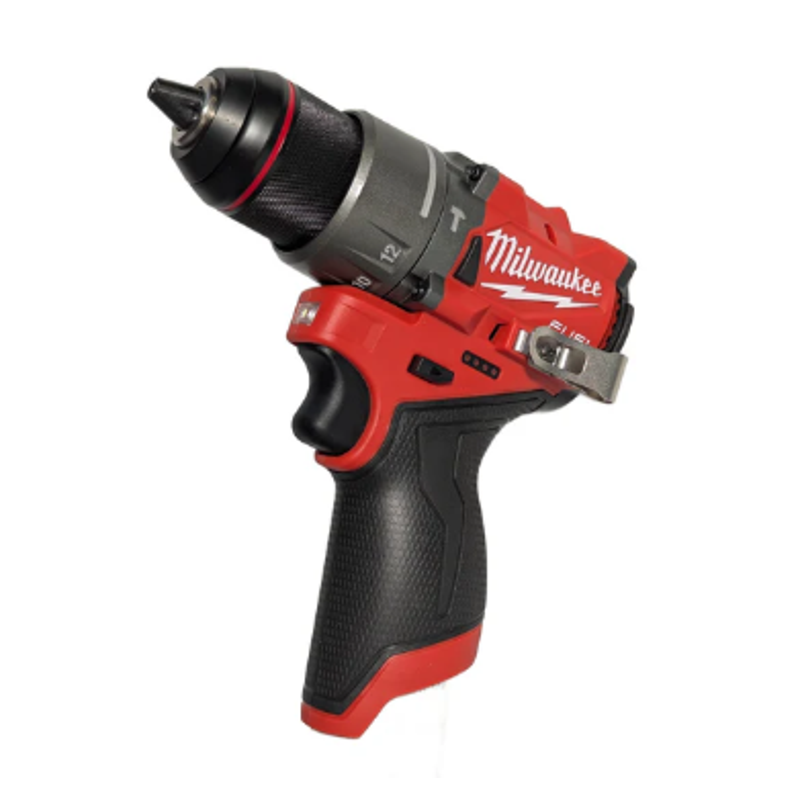 Milwaukee 3404-20 M12 FUEL 1/2" Hammer Drill 3404-20 – Compact High-Power Subcompact Drill With Brushless Motor & All-Metal Chuck (Bare Tool)