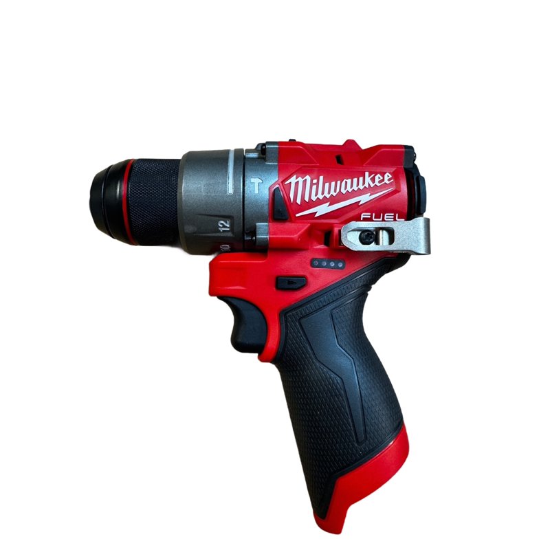 Milwaukee 3404-20 M12 FUEL 1/2" Hammer Drill 3404-20 – Compact High-Power Subcompact Drill with Brushless Motor & All-Metal Chuck (Bare Tool)