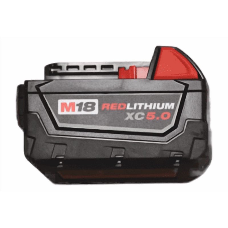 Milwaukee 48-11-1852 M18 REDLITHIUM XC 5.0Ah Extended Capacity 18V Battery Pack – 2-Pack For Cordless Power Tools