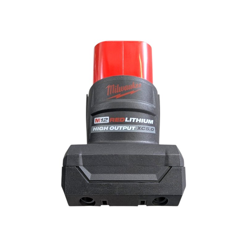 MILWAUKEE M12 REDLITHIUM HIGH OUTPUT XC5.0 Battery Pack Kit (Model 48-59-2450P) – Includes 2 Batteries & 1 Charger - 25% More Power & Runtime