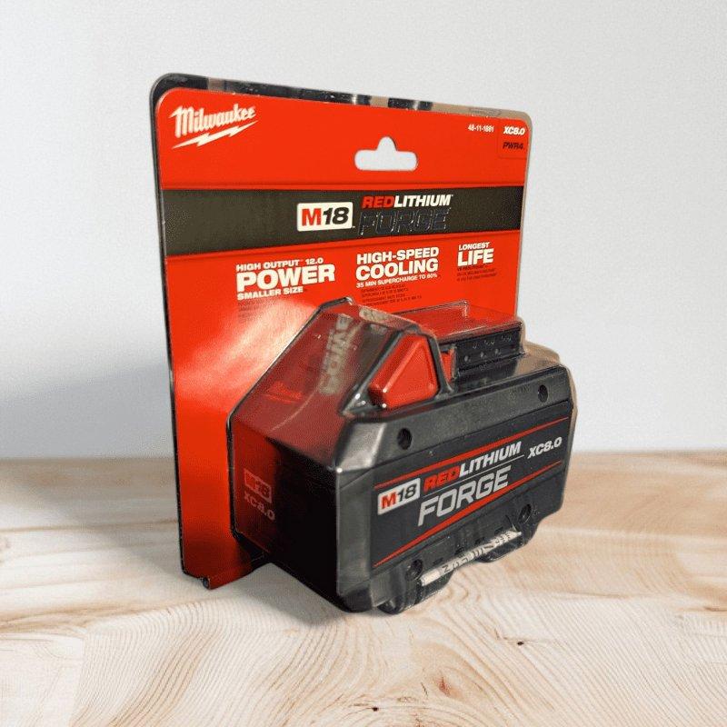 Milwaukee M18 REDLITHIUM FORGE XC 8.0Ah Battery Pack – 18V Lithium-Ion High-Output Power Tool Battery - Model 48-11-1881
