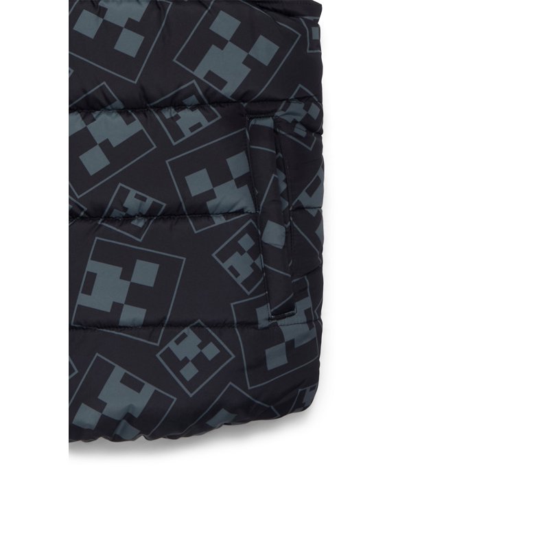 Minecraft Boys Graphic Puffer Vest Sizes 4-16