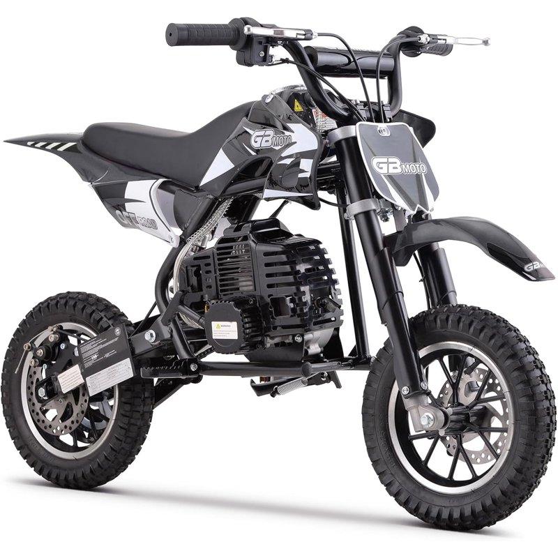 Mini Kid Dirt Bike 49 CC 2-Stroke Gas Bike With Off-Rode Tire Suspensions Up To 20Mph
