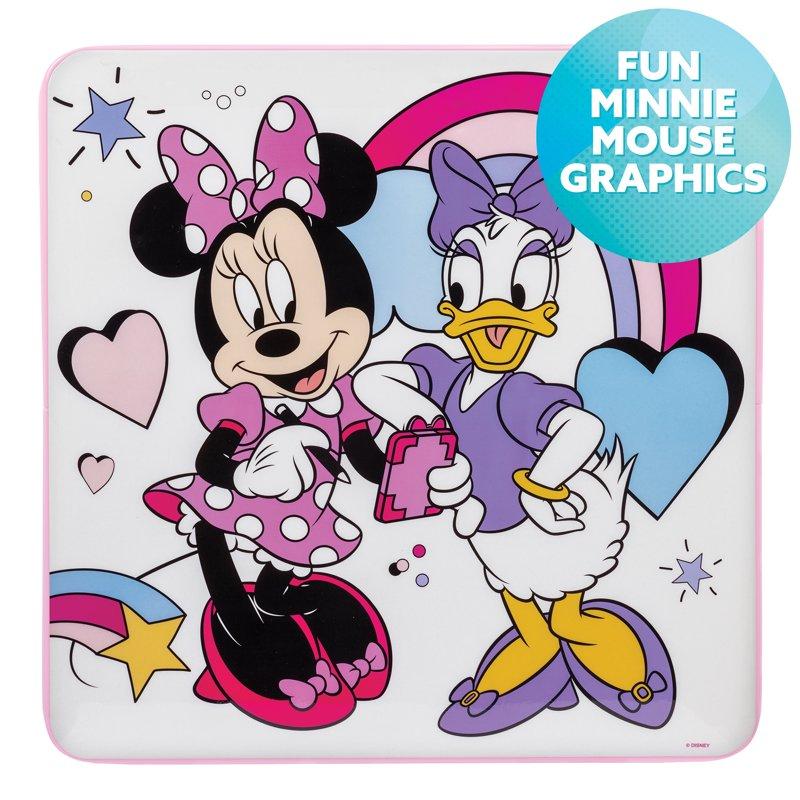 Minnie Mouse Kids 3-Piece Activity Table And Chair Set Pink