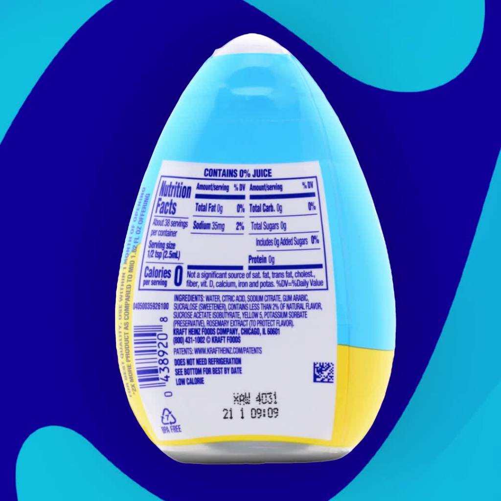 MiO Lemonade Sugar Free Water Enhancer With 2X More 3.24 Fl Oz Big Bottle Liquids