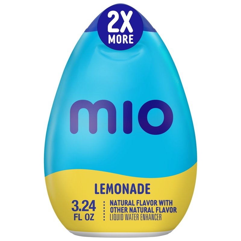 MiO Lemonade Sugar Free Water Enhancer with 2X More 3.24 fl oz Big Bottle Liquids