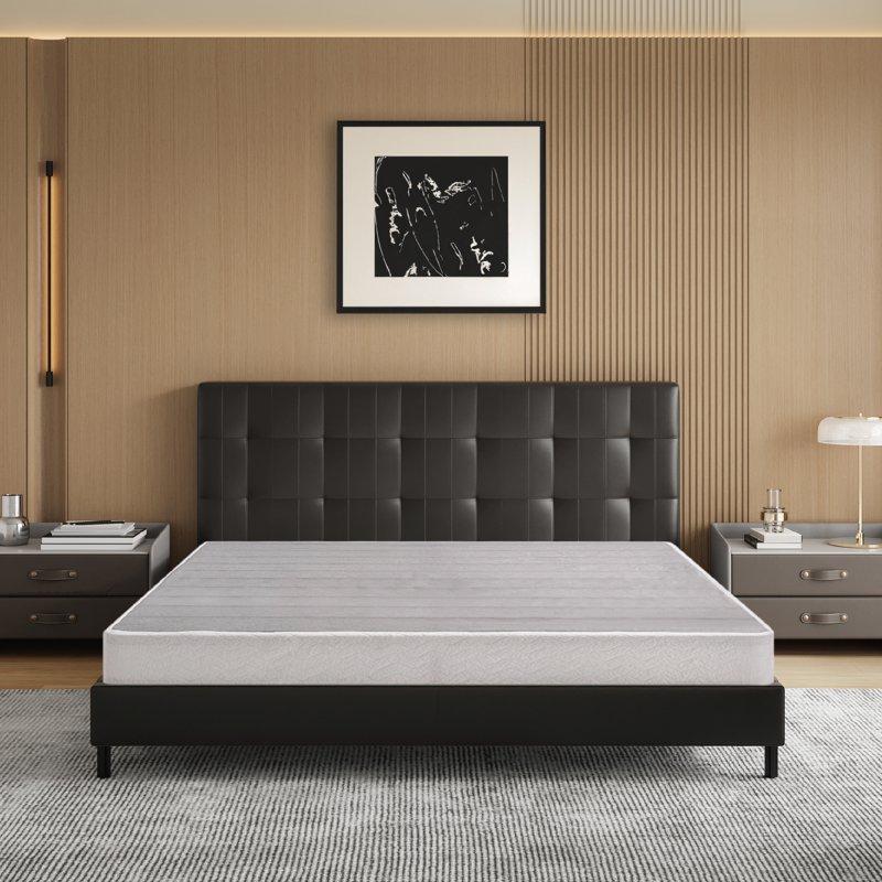 MLILY Ego 5 inch Queen Size Metal Box Spring Easy Assembly Mattress Foundation