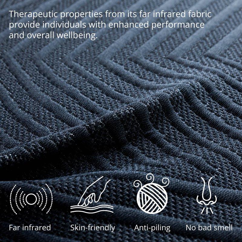 MLILY Ego Black Firm Cooling Gel Memory Foam Mattress 14 Inch King Size Mattress In A Box