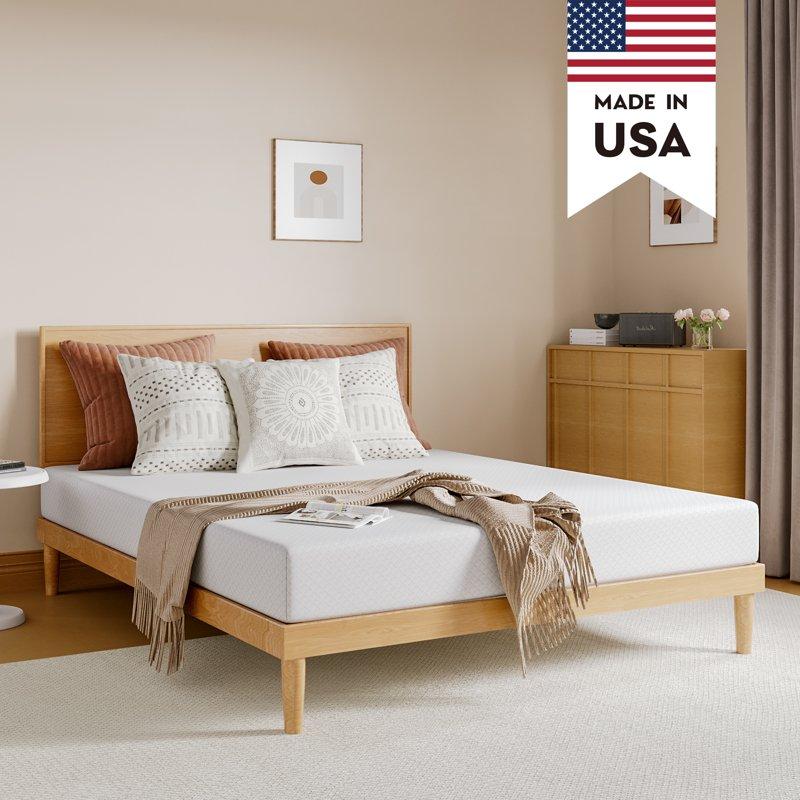 MLILY Ego Snoova 8 Inch Full Size Mattress Cooling Gel Memory Foam Mattress In A Box Medium