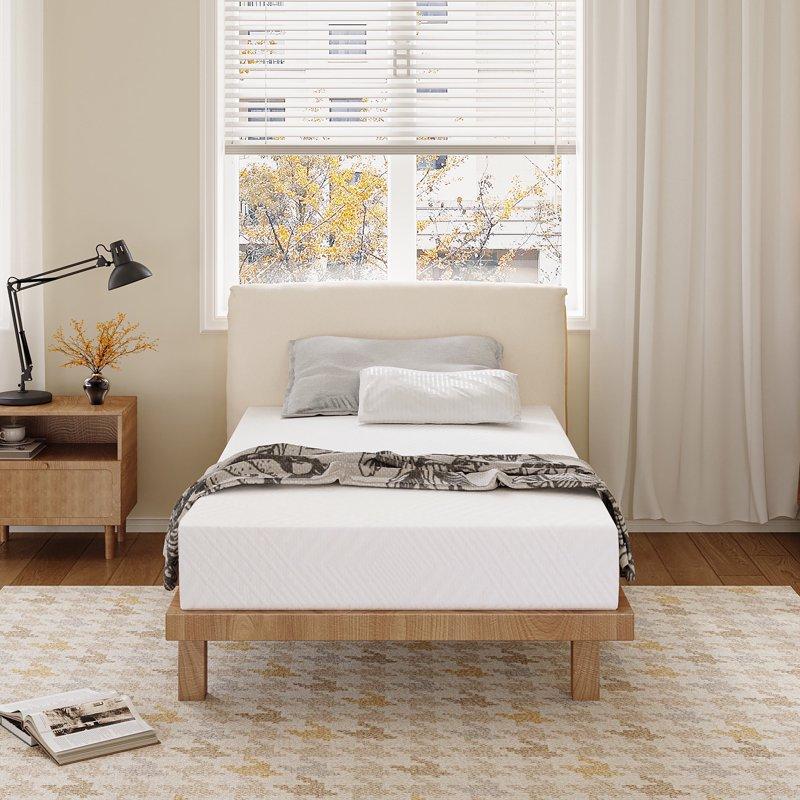 MLILY Ego White Twin Mattress in a Box 6 inch Memory Foam Mattress