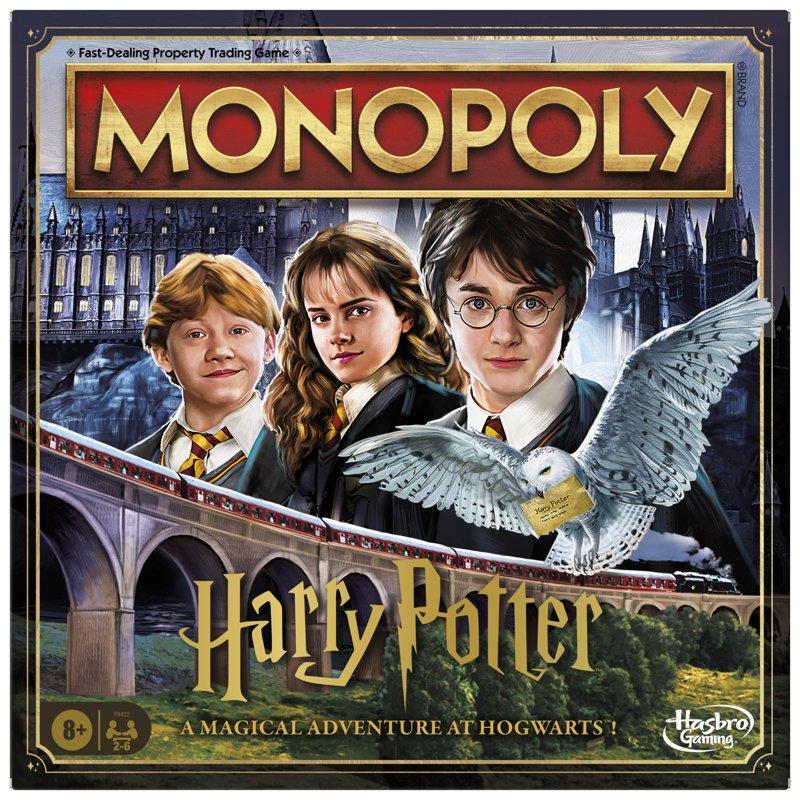 Monopoly Harry Potter Edition Board Game Family Games for 2 to 6 Players Halloween Games Ages 8 and Up