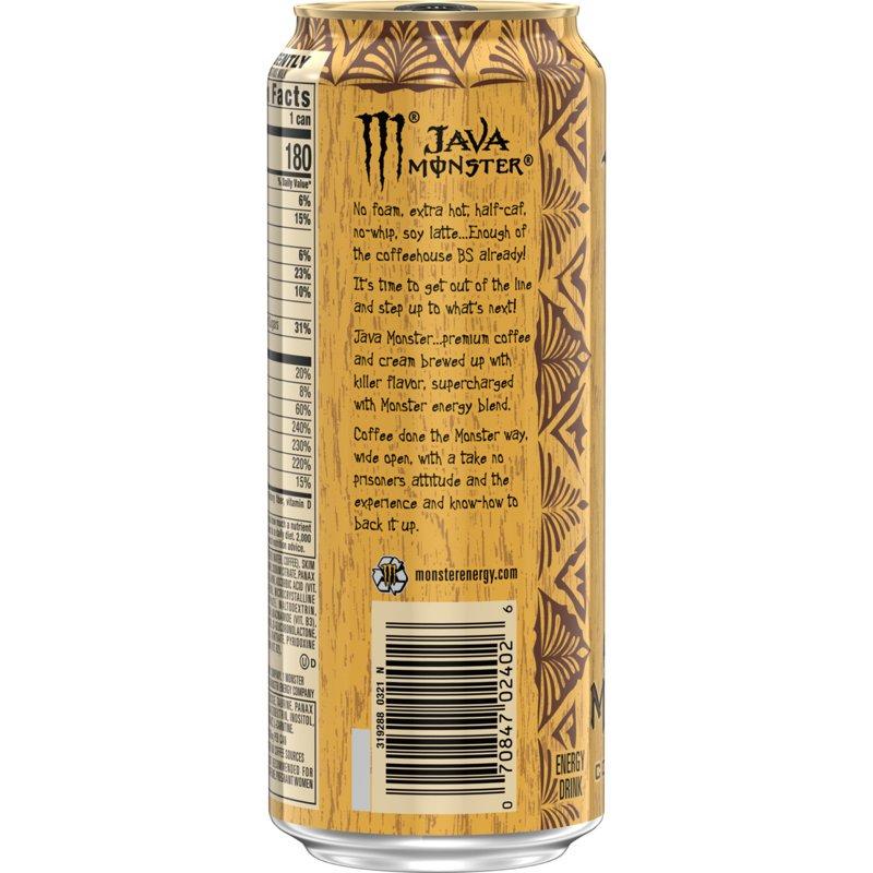 Monster Energy Java Salted Caramel Energy + Coffee Energy Drink 15 Fl Oz