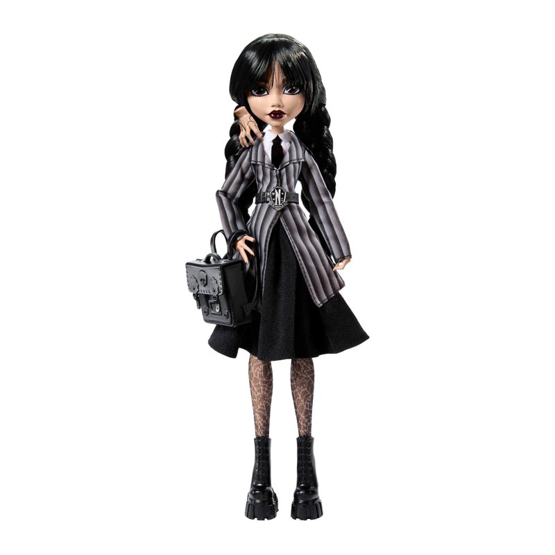 Monster High Wednesday Collectible Doll Wednesday Addams In Nevermore Academy Uniform With Thing