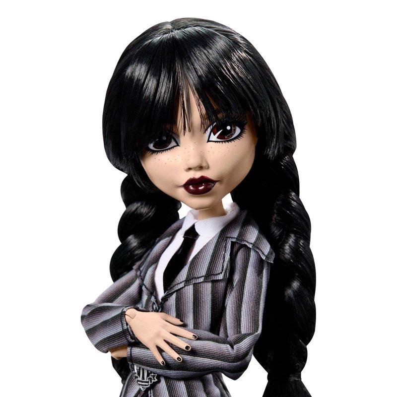Monster High Wednesday Collectible Doll Wednesday Addams In Nevermore Academy Uniform With Thing