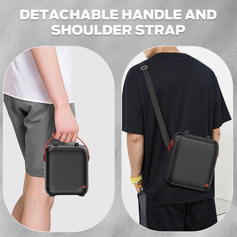 Monster Portable Bluetooth Speakers Wireless Bluetooth Speaker With 40W Loud Stereo Sound Outdoor Speakers With Handle 12H Playtime Supports TF Card AUX For Outdoor