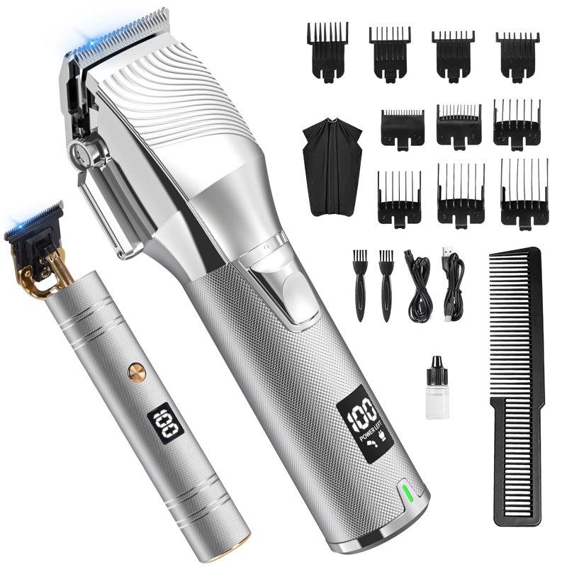 NEXPURE Hair Clippers Cordless Beard Trimmer for Men LCD Display Hair Clippers and Trimmer Sets Haircut Beauty Kit for Men