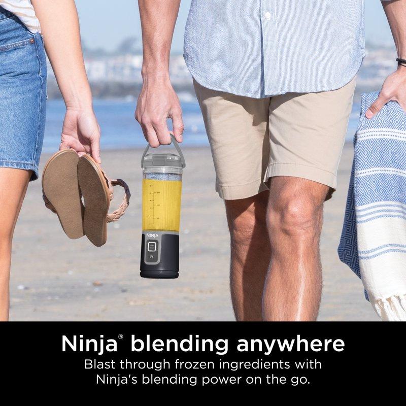 Ninja Blast 16 Oz Portable Personal Blender With Leak Proof Lid And Easy Sip Spout Smoothie Blender Black BC100BK