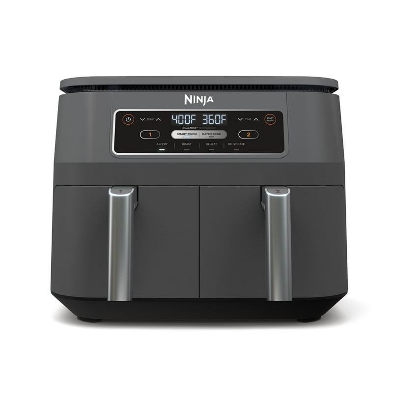 Ninja Foodi 4 in 1 8 Qt. 2 Basket Air Fryer with DualZone Technology Air Fry Roast & More