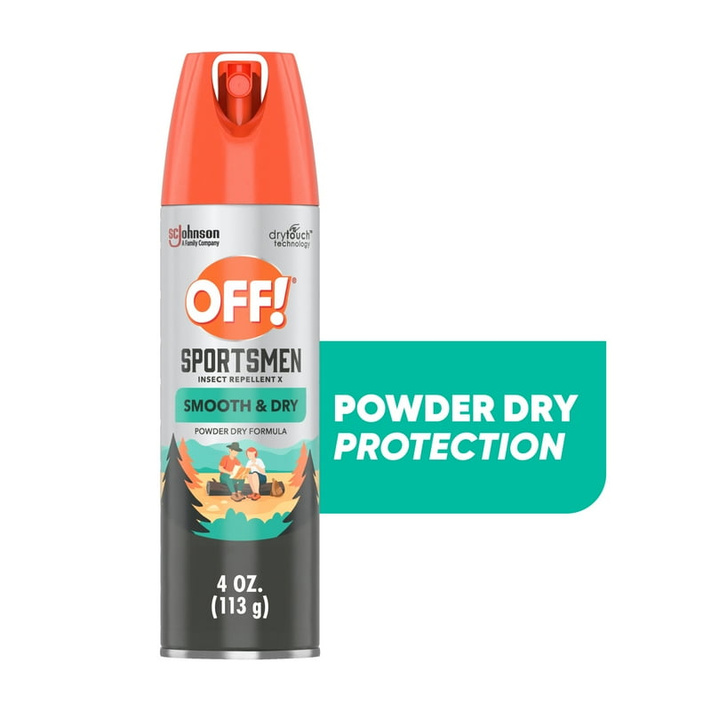 OFF Family Care Sportsmen Insect & Mosquito Repellent Aerosol Bug Spray with Protection from Mosquitoes and Ticks 4 oz