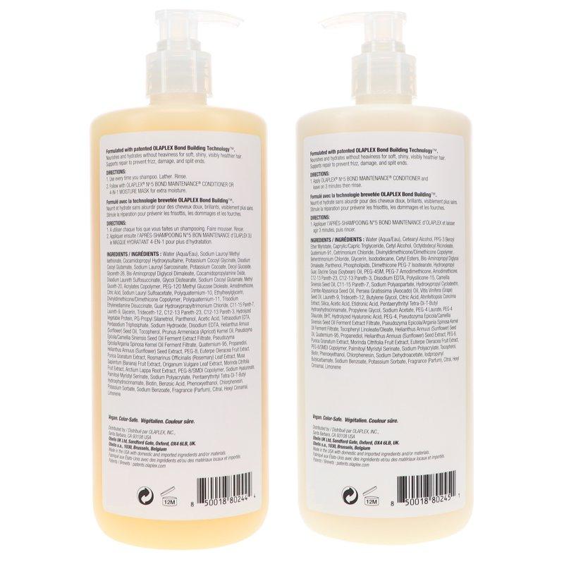 Olaplex Bond Maintenance No. 4 Shampoo And No. 5 Conditioner 33.8 Oz COMBO