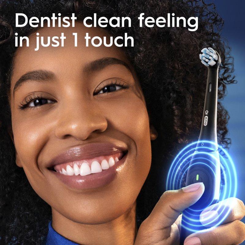 Oral-B IO Series 2 Rechargeable Electric Toothbrush Night Black With 1 Gentle Care Brush Head For Adults And Children 3+