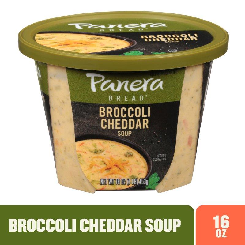 Panera Bread Ready-to-Heat Broccoli Cheddar Soup 16 oz Soup Cup (Refrigerated)