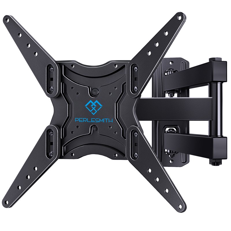 PERLESMITH Full Motion TV Wall Mount For 26"- 60" TVs 70 Lbs Capacity UL Listed PSMFK18B