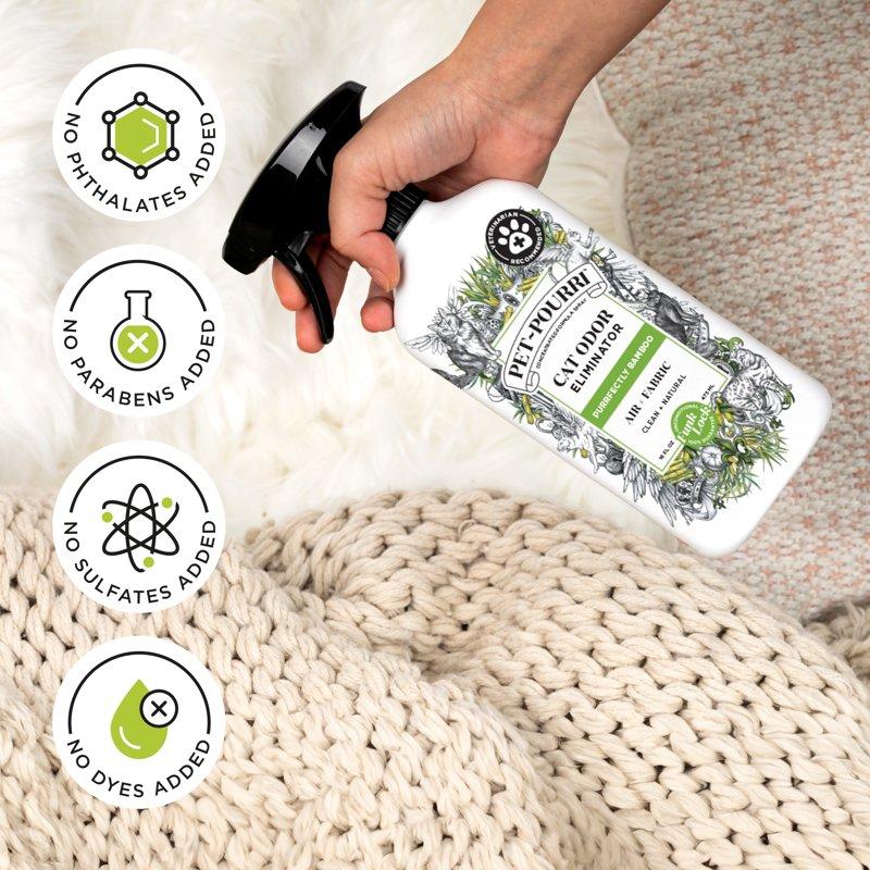 Pet Evd 16.0oz Purrfectly Bamboo Btl Natl 6/CS