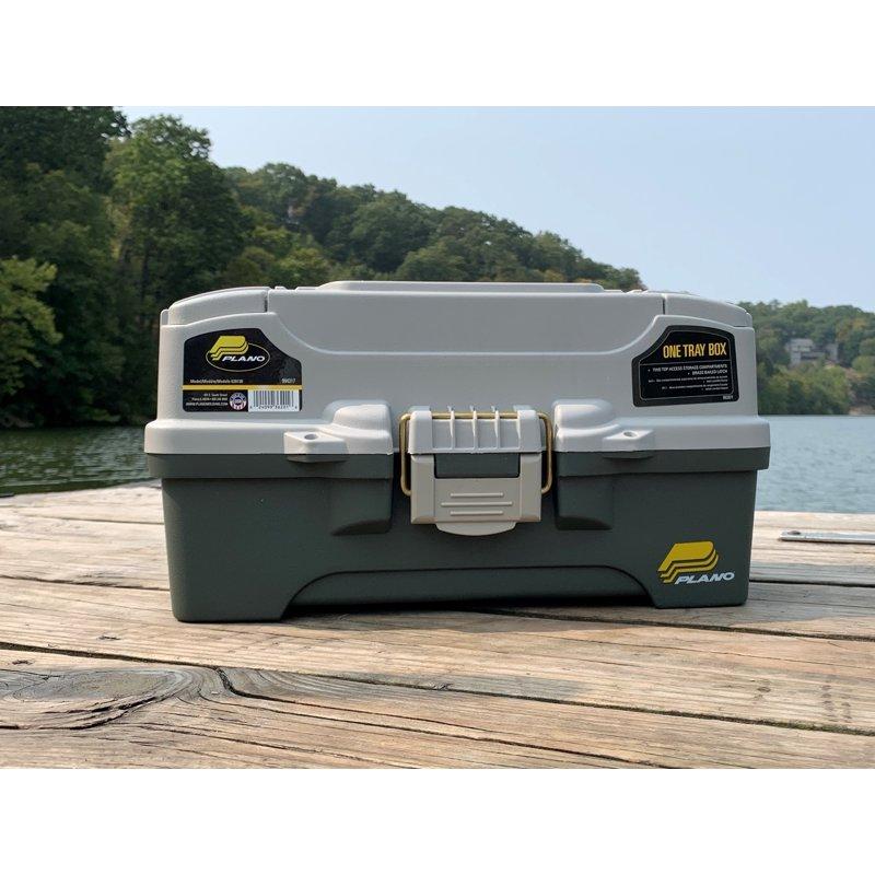 Plano 6201 One-Tray Tackle Box Bait Storage Extending Cantilever-tray Design