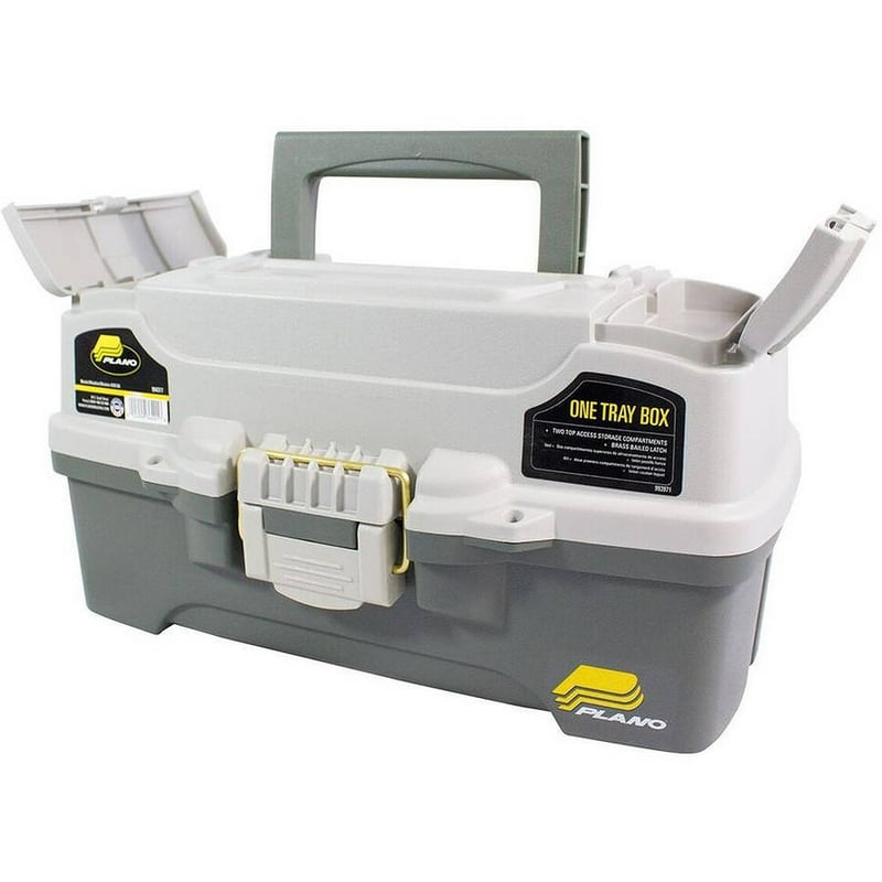 Plano 6201 One-Tray Tackle Box Bait Storage Extending Cantilever-tray Design