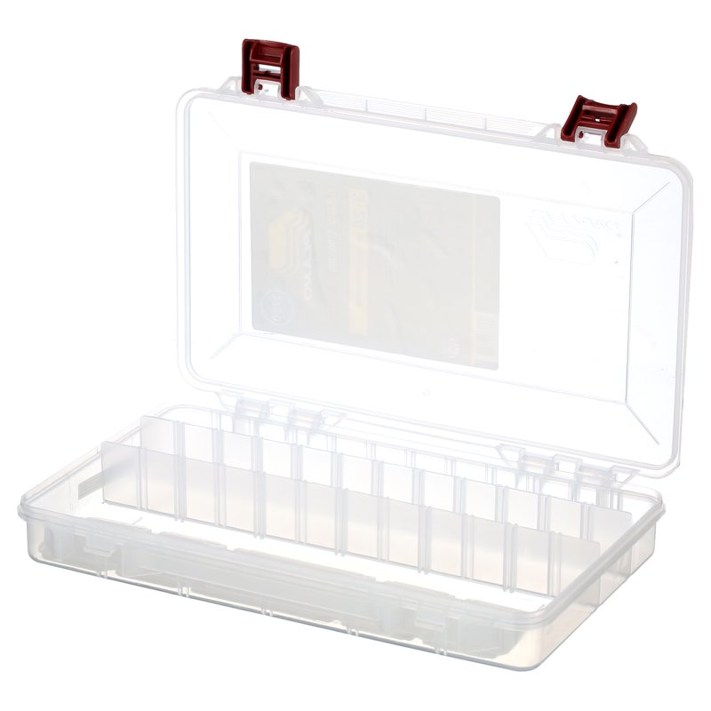 Plano ProLatch Stowaway Large Clear Organizer Tackle Box Large Clear