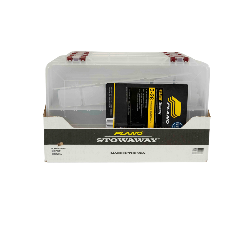Plano ProLatch Stowaway Large Clear Organizer Tackle Box Large Clear
