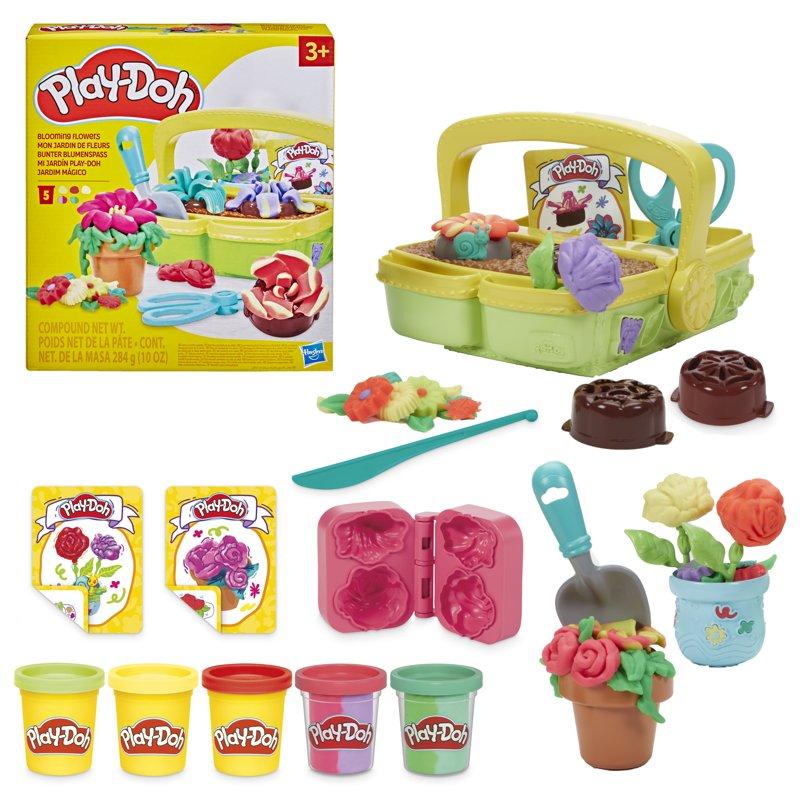 Play-Doh Blooming Flower Garden Toy Playset Nature Pretend Play Kids Arts & Crafts Ages 3+