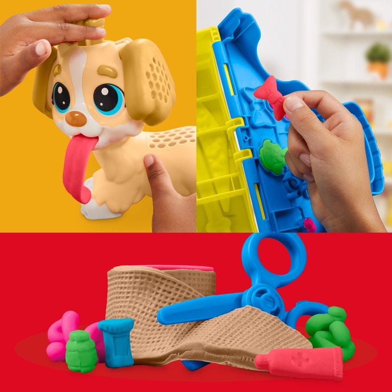 Play-Doh Care 'n Carry Vet Playset With Toy Dog Storage 10 Tools 5 Colors Kids Toys Ages 3+