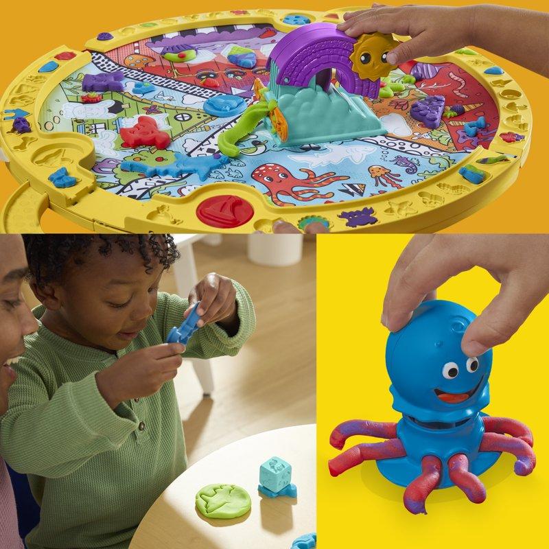 Play-Doh Fold & Go Playmat Starter Set 17" Foldable Mat Arts And Crafts Toys For Kids 3+