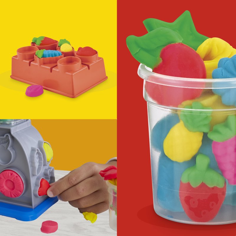 Play-Doh Swirlin' Smoothies Toy Blender Playset Play Kitchen Appliances For Ages 3+