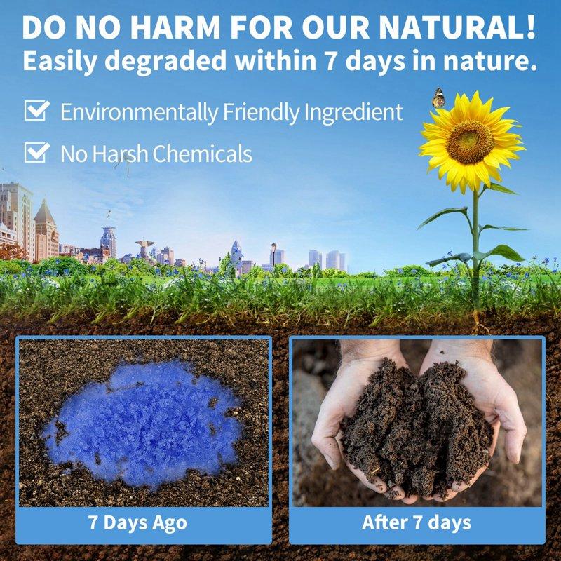 Poesie Portable Toilet Absorbent Urine Powder Liquid Waste Gel For Outdoor 25 Packs