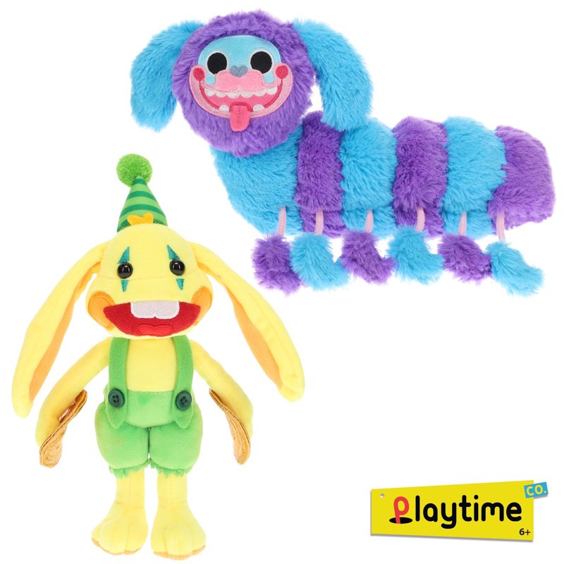 POPPY PLAYTIME - Bunzo Bunny & PJ Pug-a-Pillar Collectible Plush 2-Pack (Series 2)