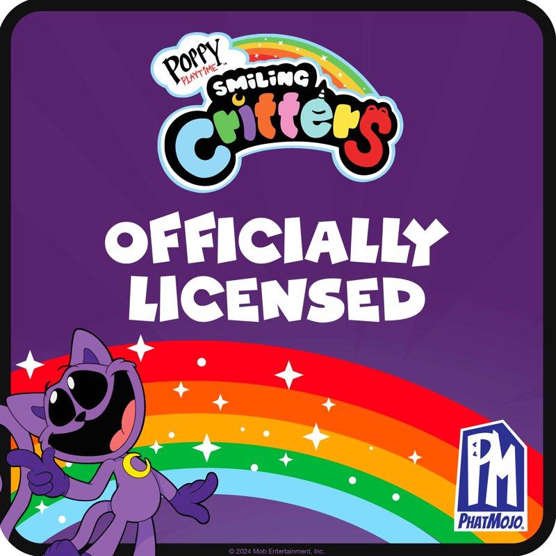 POPPY PLAYTIME - CatNap - Smiling Critters Deluxe Plush (14” Tall) - Officially Licensed Merchandise By PhatMojo