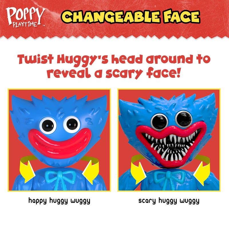 Poppy Playtime Face Changing Extending Kids Huggy Wuggy Action Figures 12"