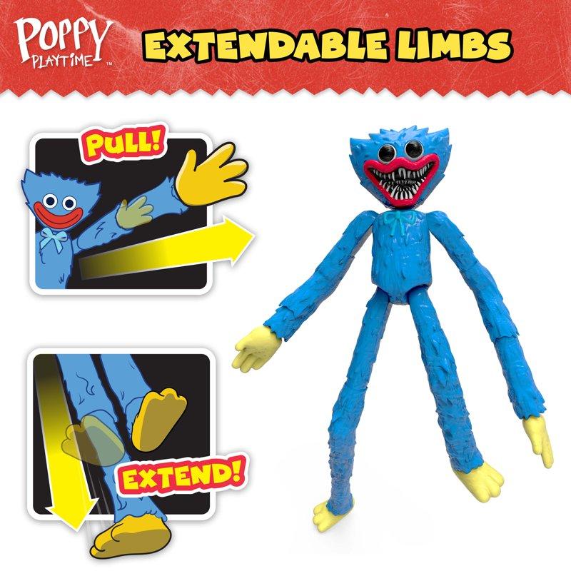 Poppy Playtime Face Changing Extending Kids Huggy Wuggy Action Figures 12"
