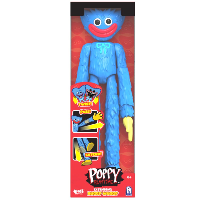Poppy Playtime Face Changing Extending Kids Huggy Wuggy Action Figures 12"