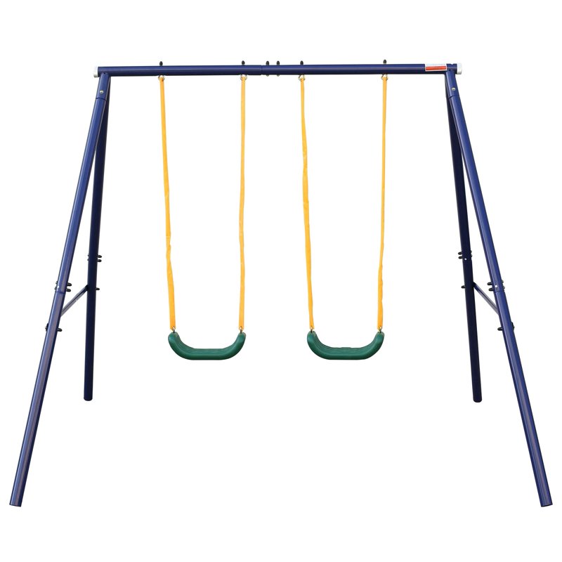 Powanli Two Station Swing Set for Children