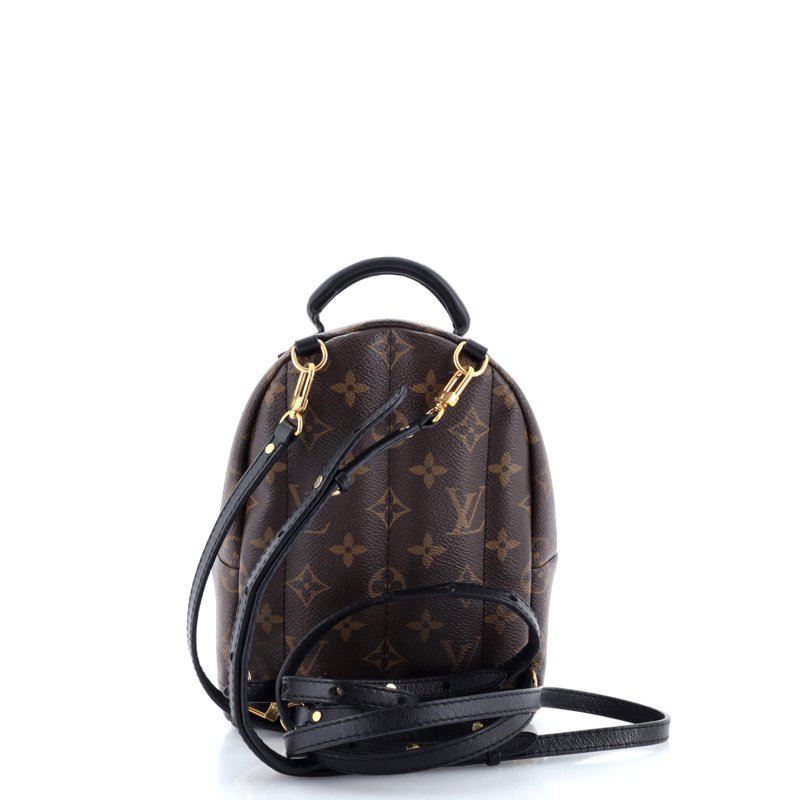 Pre-Owned Palm Springs Backpack Monogram Canvas Mini By Rebag