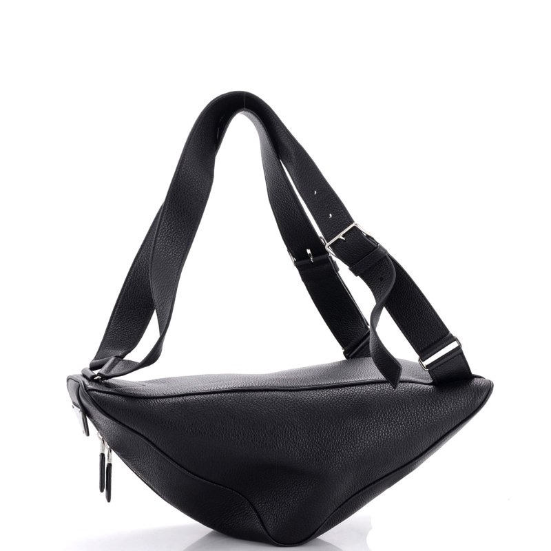 Pre-Owned Triangle Zip Backpack Leather By Rebag