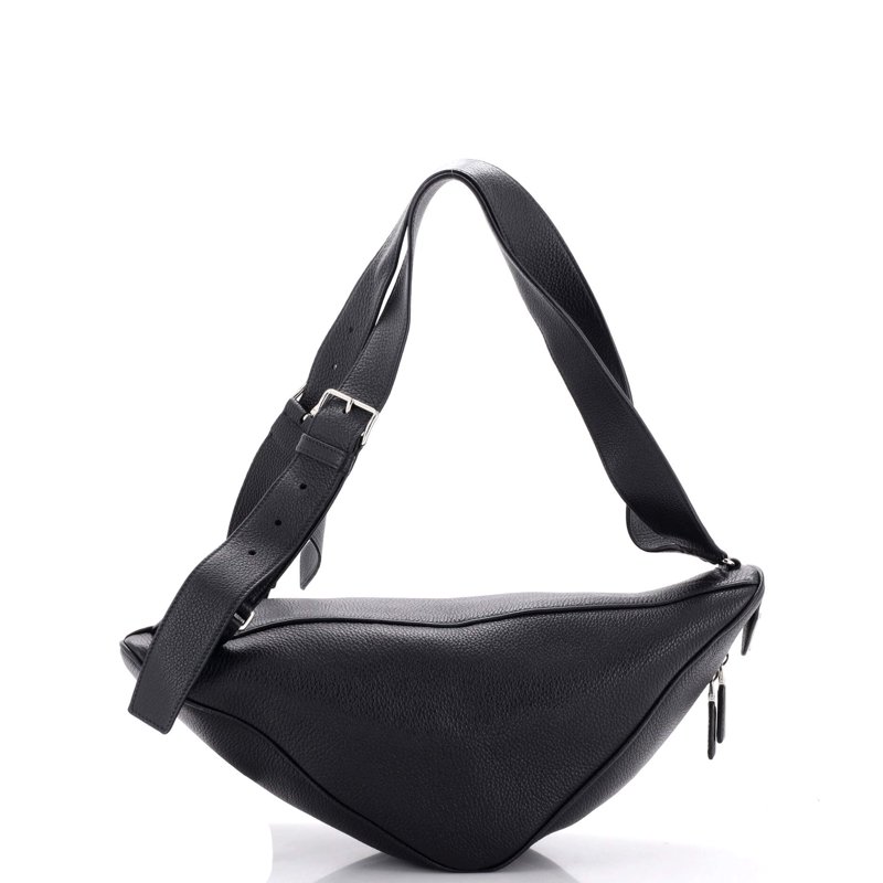 Pre-Owned Triangle Zip Backpack Leather By Rebag