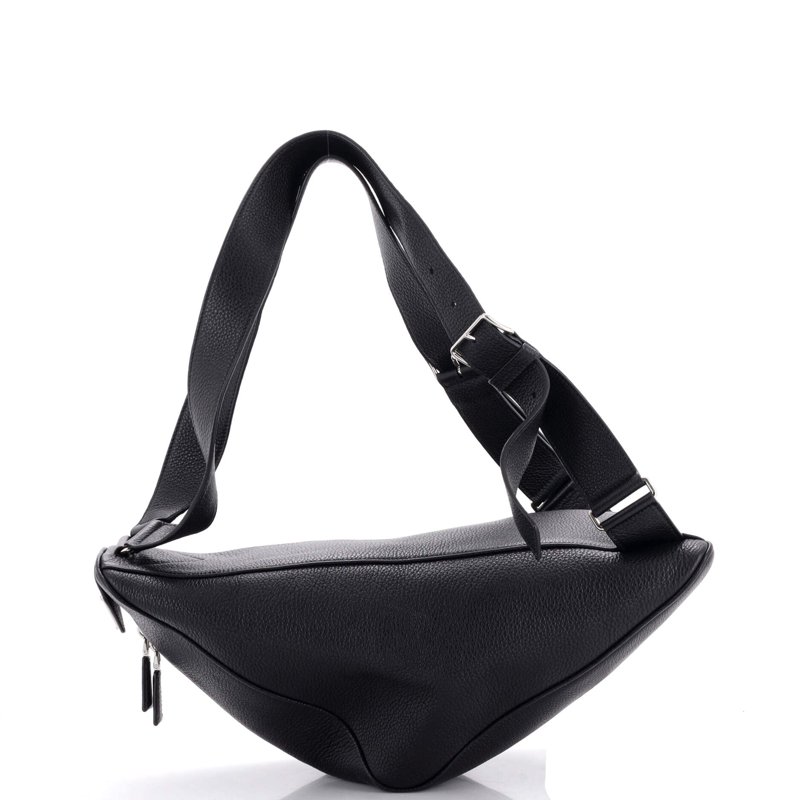 Pre-Owned Triangle Zip Backpack Leather By Rebag