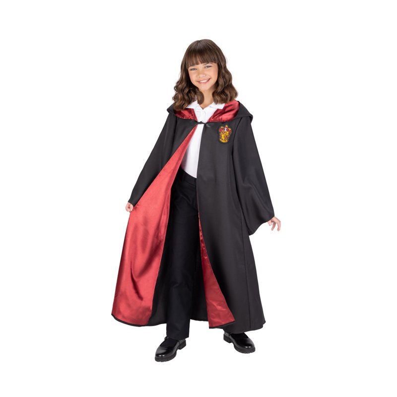 Premium Harry Potter Gryffindor Hogwarts Official Robe Dress Up Cosplay Wizarding World Pretend And Play For Child Ages 10 Years And Up Unisex Fit